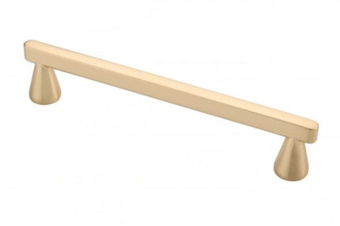 FERONERIE MOBILIER - Maner mobila BELFORT 128 mm, brushed gold