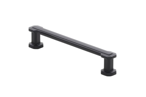 Mânere, butoni, ag. cuier - Maner mobila BERLIN 128 mm, negru mat