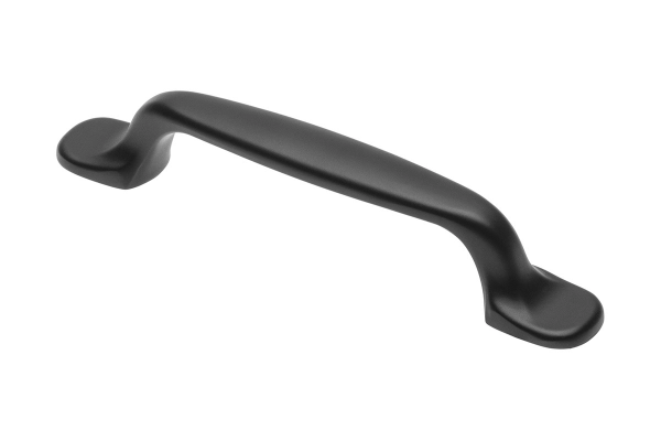 Mânere - Maner mobila bucatarie RETRO 96 mm, negru mat