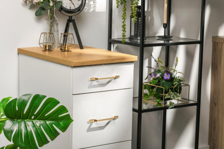 Maner mobila FLAVIO 96 mm, shiny gold [2]