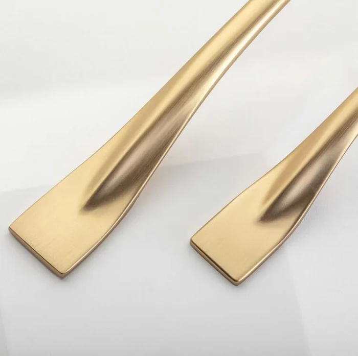 Maner mobila FLOW 128 mm, champagne [1]