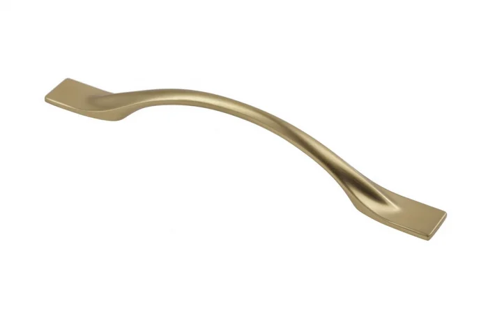 Mânere, butoni, ag. cuier - Maner mobila FLOW 128 mm, champagne