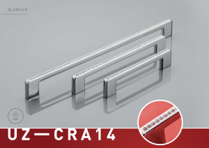 Maner mobila GLAMOUR 128 mm, cromat [1]