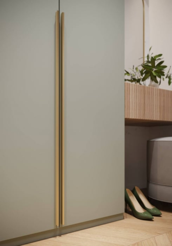 Maner mobila GROOVE 320 mm, brushed gold [2]