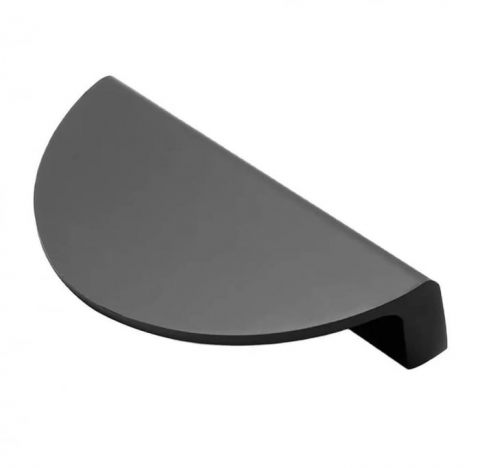 FERONERIE MOBILIER - Maner mobila HALF MOON 64 mm, negru mat