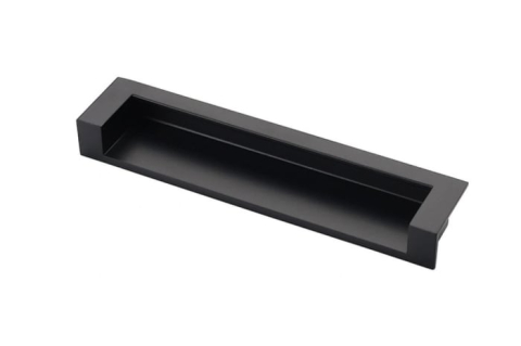 Mânere, butoni, ag. cuier - Maner mobila incastrat CADIZ 96 mm, negru mat