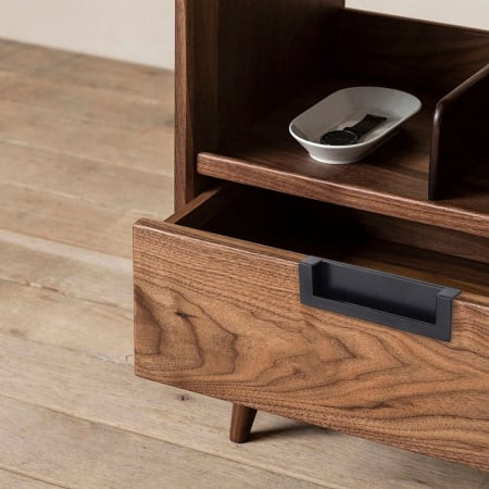 Maner mobila incastrat CADIZ 96 mm, negru mat [3]