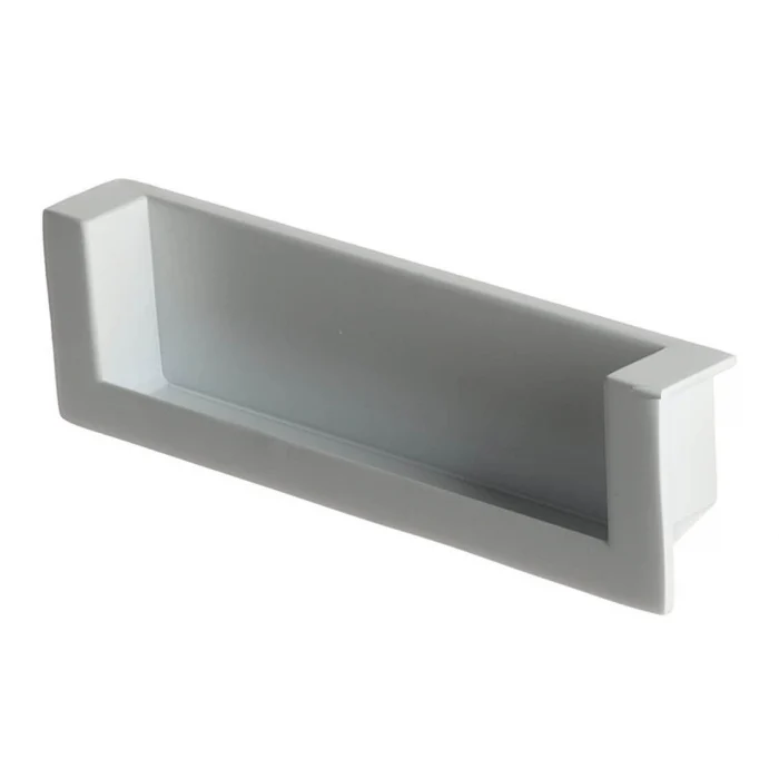Mânere - Maner mobila incastrat XZ02 96 mm, alb mat