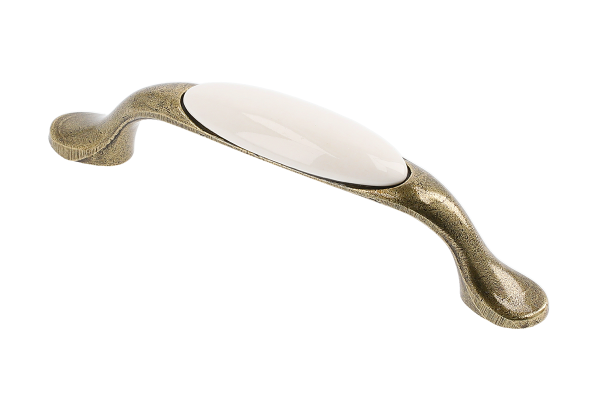 Mânere - Maner mobila MILKY 96 mm, alama antichizata