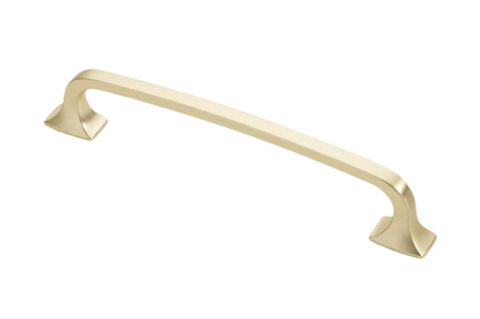Mânere - Maner mobila MONZA 128 mm, brushed gold