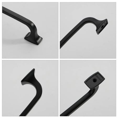 Maner mobila MONZA 128 mm, negru mat [1]