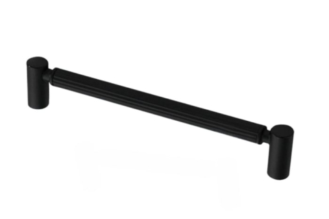 Mânere, butoni, ag. cuier - Maner mobila PARMA 128 mm, negru mat