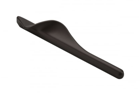 Mânere, butoni, ag. cuier - Maner mobila SILHOUETTE 96 mm, negru mat