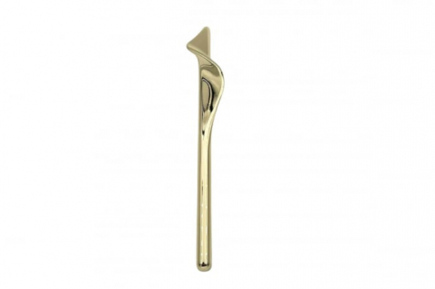 Mânere, butoni, ag. cuier - Maner mobila SILHOUETTE 96 mm, shiny gold