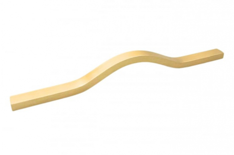 Mânere, butoni, ag. cuier - Maner mobila VITO 160/ 192 mm, brushed gold
