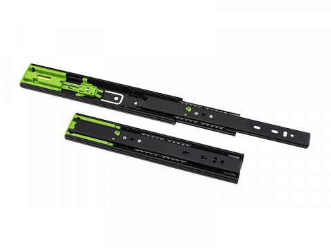 Glisiere - NTPVPL-SC-45-600B Glisiera cu bile, extensie totala si amortizor Premium