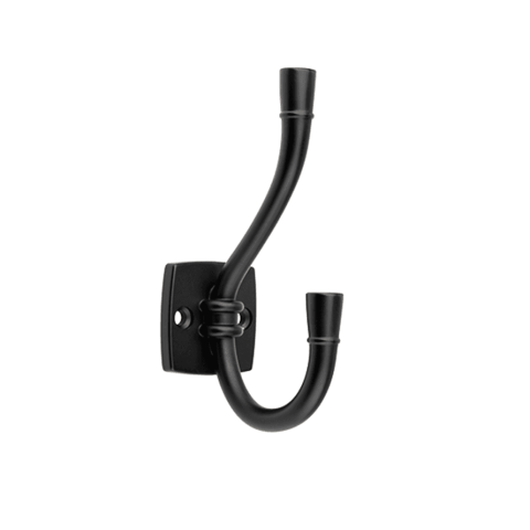 Agățători cuier - REJS  Agatatoare cuier ARGO 115x38 mm, negru mat
