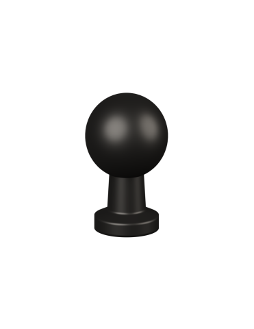 REJS - Buton mobila LIRA  32x15 mm, negru [2]