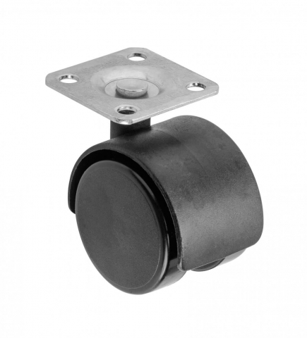 FERONERIE MOBILIER - Rotila (rola) KM cu flansa, D50 mm