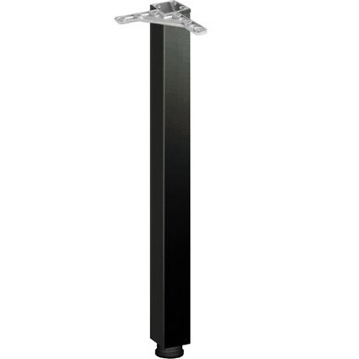 SEBAS -Picior patrat ajustabil masa H710X50X50 mm . negru mat [1]