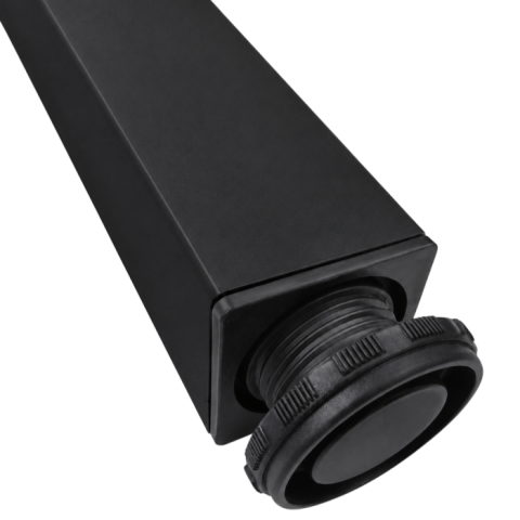 SEBAS -Picior patrat ajustabil masa H710X50X50 mm . negru mat [4]