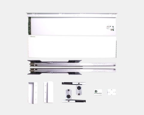 Sertare mobila Tandembox - Tandembox Slim L=300mm, H=167mm, alb, reglabil