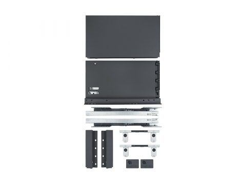 Sertare mobila Tandembox - Tandembox Slim L=300mm, H=167mm, gri mat, reglabil