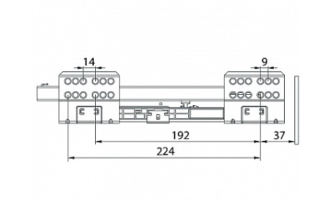 Tandembox Slim L=300mm, H=167mm, alb, reglabil [4]