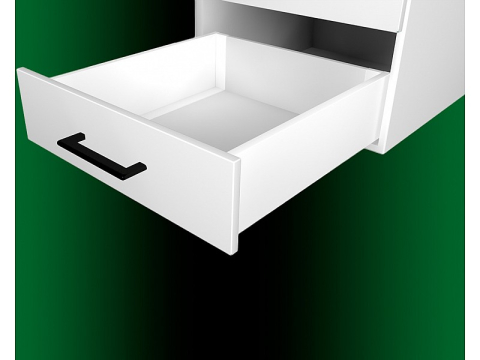 Sertare metalice Tandembox Slim - Tandembox Slim L=300mm, H=86mm, alb, reglabil