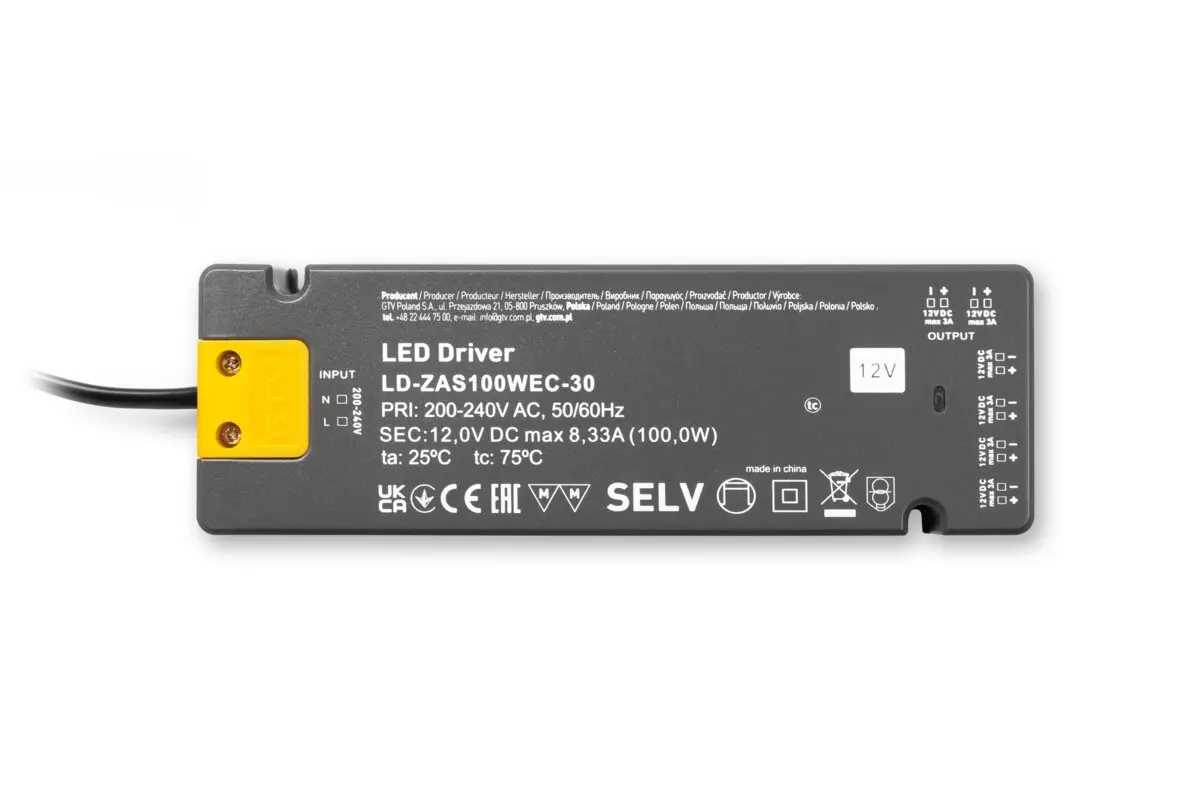 Transformator 12V Easy Click 100W, 4 porturi MiniAmp [2]