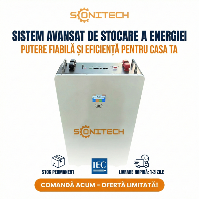 Acumulator 10.24 KWh Lifepo4 Powercube 51.2V 200Ah [4]