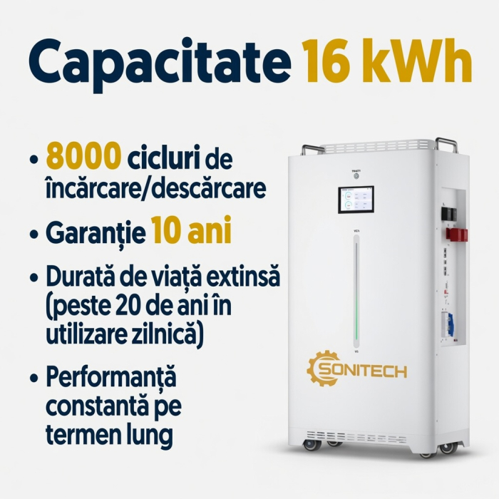 Acumulator LiFePO4 Sonitech BR-PC-LV 16kWh 51.2V Push-Pull Cooling [2]
