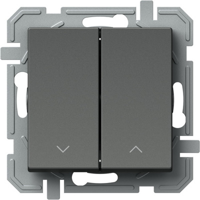 Butoane acționare jaluzele  10A 250V~ NT 09 antracit [1]