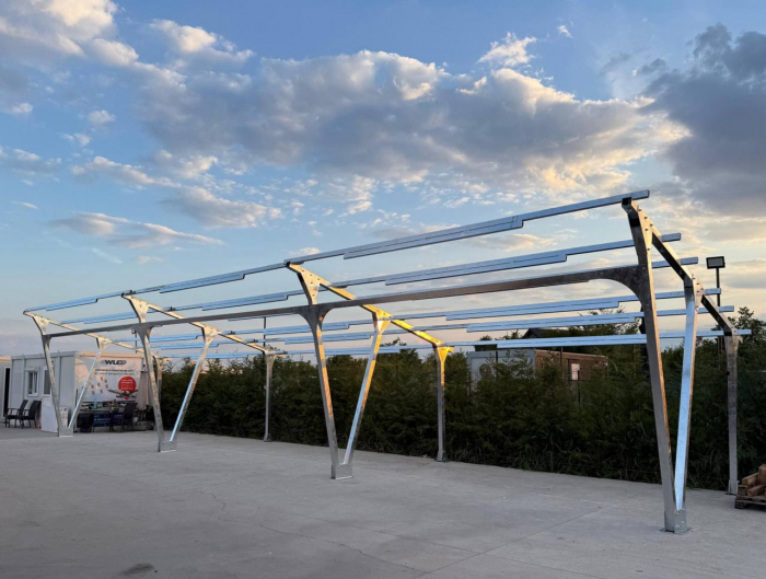 Carport solar cu panouri fotovoltaice pentru 2 locuri de parcare - 6.6kW [3]