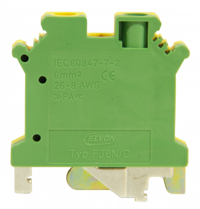 CLEMA SIR IMPAMANTARE GALBEN-VERDE 6mm [1]