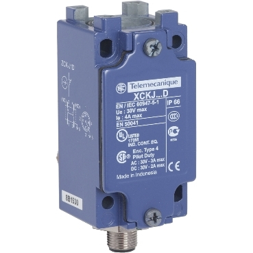 Corp limitator, 1NO + 2NC, salt al curentului de iesire, ZCKJ1D, Schneider Electric [1]