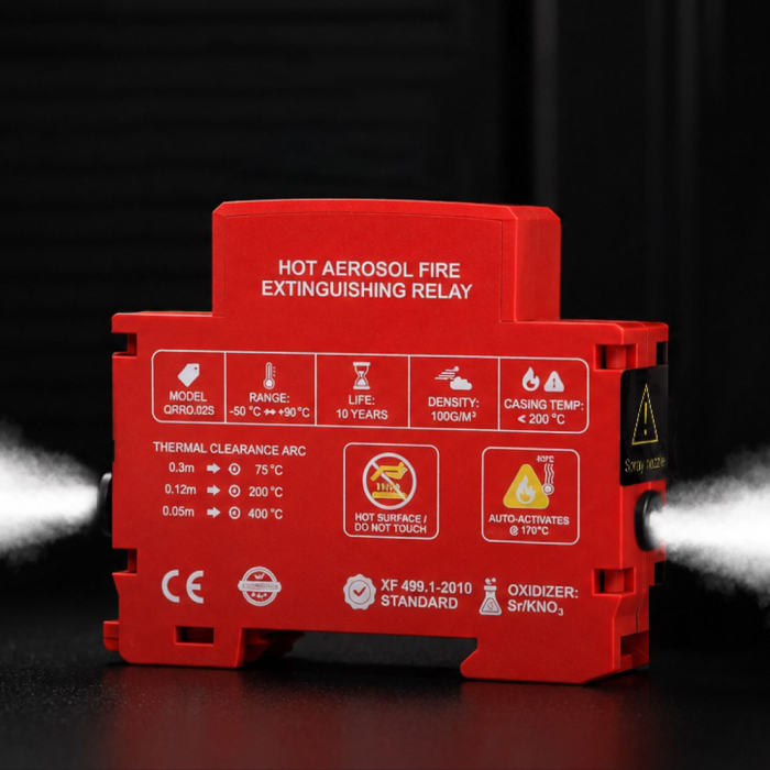 Dispozitiv de stingere a incendiilor cu aerosol pentru tablouri 0.2 m³ [2]