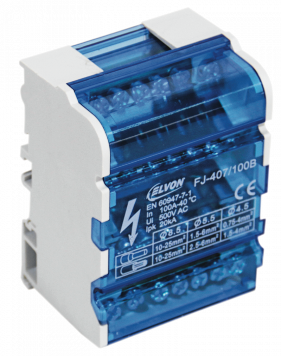 DISTRIBUITOR FJ407/100B 1 IN 6 OUT × 4/500V/100A [1]