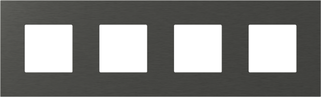 EDGE Rama decorativa metal 4x2M antracit pentru elemente modulare MODUL [1]