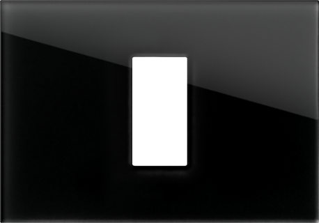EDGE Rama decorativa sticla 1/3M neagra pentru elemente modulare MODUL [1]