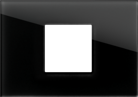 EDGE Rama decorativa sticla 2/3M neagra pentru elemente modulare MODUL [1]