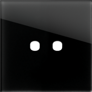 EDGE Rama decorativa sticla 2M neagra pentru buton EDGE [1]