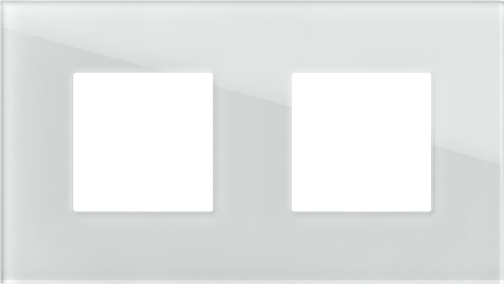EDGE Rama decorativa sticla 2x2M alba pentru elemente modulare MODUL [1]