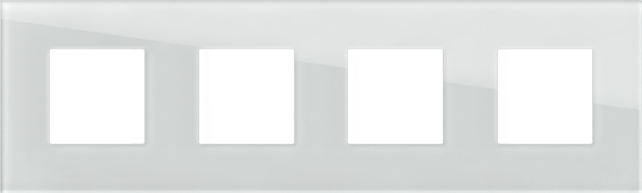 EDGE Rama decorativa sticla 4x2M alba pentru elemente modulare MODUL [1]