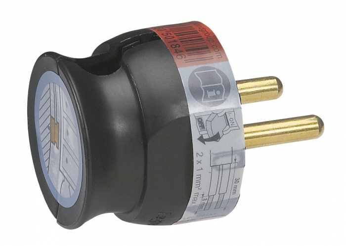 Fisa 2P extra subtire 050184, neagra [1]