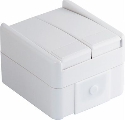 Fontana Buton dublu PT alb [1]