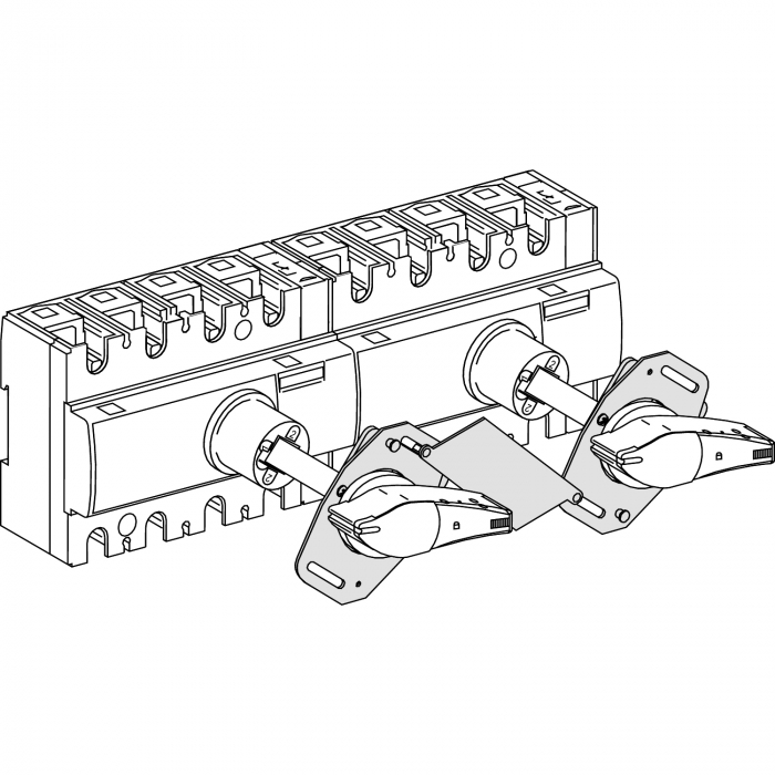 Interblocare mecanica pt. dispozitive cu maner rotativ extins, INS40 - 160, 28953, Schneider Electric [1]