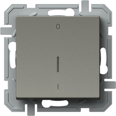Intrerupator bipolar cu indicator LED 16AX 250V~ IN 03, titan [1]