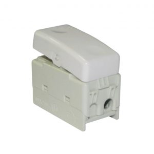 INTRERUPATOR MODULAR CU REVENIRE CU LED "YRISS" - ALB [1]