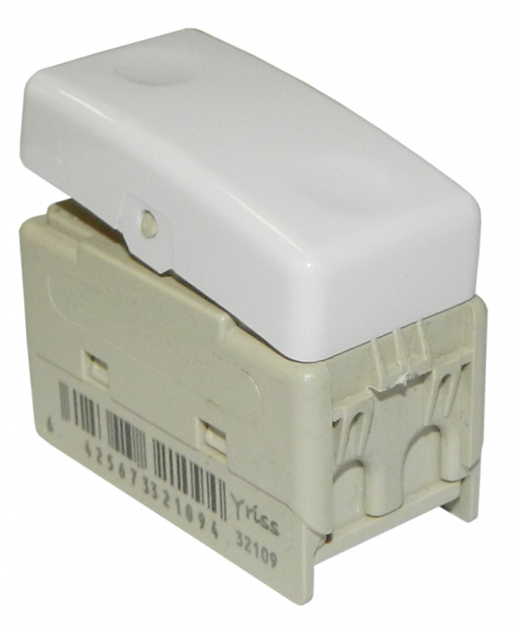 INTRERUPATOR MODULAR CAP CRUCE "YRISS" - ALB [1]